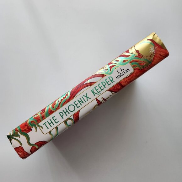 * SIGNED * Illumicrate The Phoenix Keeper By J.A. Maclean Hardcover Book - Picture 4 of 16